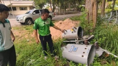 Chon Buri highway plunged into darkness after transformer theft | Thaiger