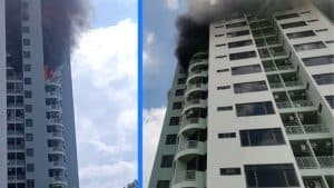 Blaze traps residents in 38-storey Bangkok condo inferno (video) | Thaiger