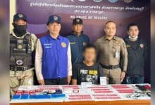 Pattaya drug dealer caught with gun, meth in hotel sting | Thaiger