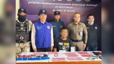 Pattaya drug dealer caught with gun, meth in hotel sting | Thaiger