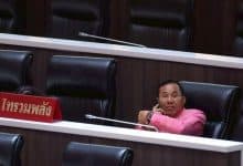 Thai MP blasted for wearing pink to mourning Parliament session | Thaiger