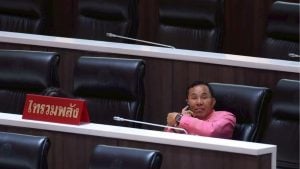 Thai MP blasted for wearing pink to mourning Parliament session | Thaiger
