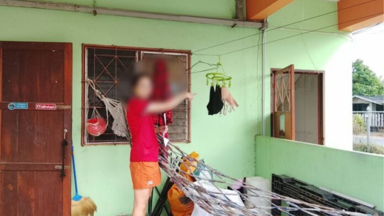 Chon Buri panties thief caught on camera in midnight raid | Thaiger