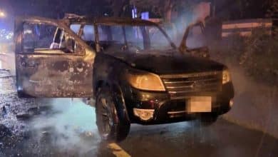 Foreigner escapes blazing car inferno on Phuket roadside | Thaiger