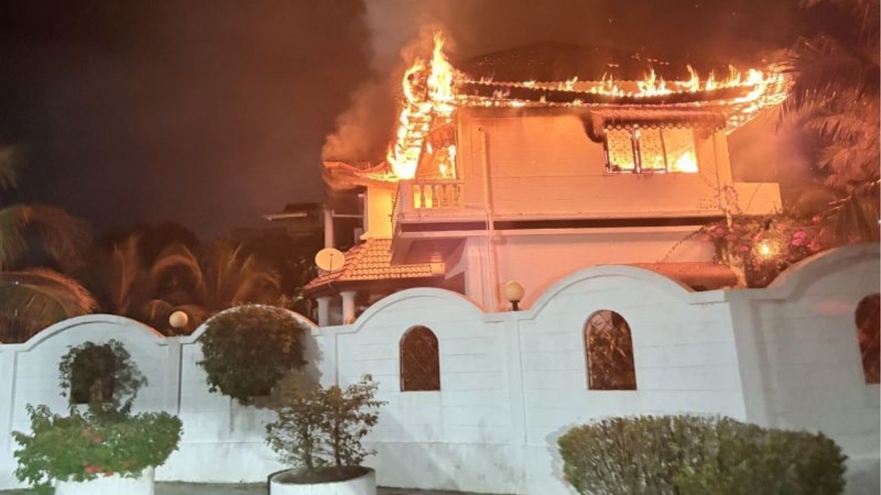 Late-night blaze guts Phuket home in suspected power fault | Thaiger