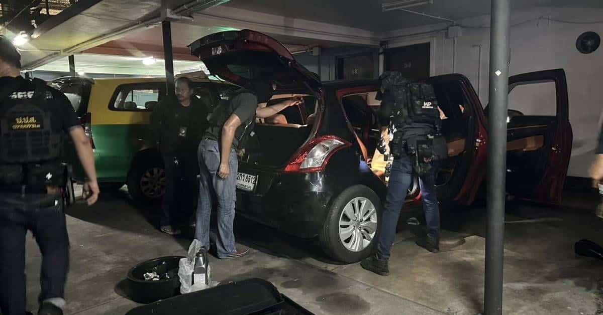 nigerian man arrested Thai wife at large in drug-related offence