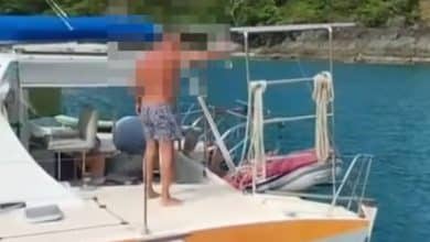Foreign man allegedly takes over public mooring and threatens boat drivers with knife | Thaiger
