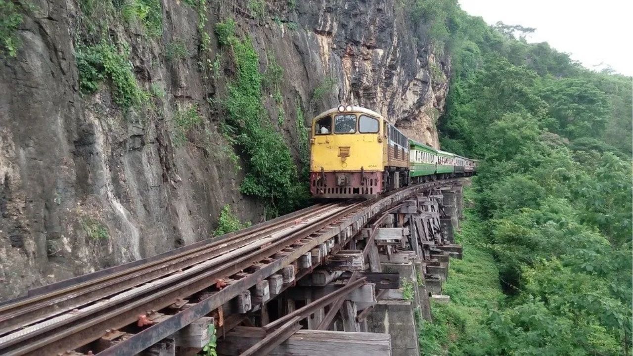 Train line near Kanchanaburi