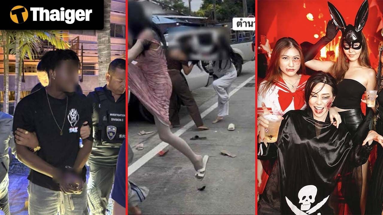 Thailand video news | Ladyboy brawl erupts in Pattaya over bar host man, Halloween in Bangkok – top-pick events & spooky fun | Thaiger