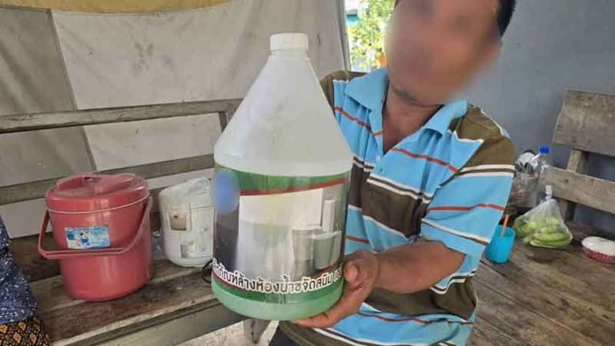 Buriram man dies after mistaking toilet cleaner for soft drink | News by Thaiger