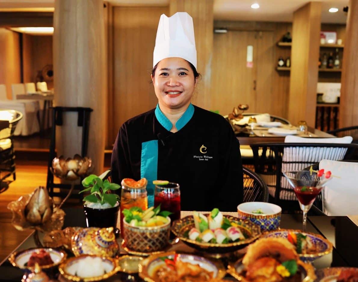 Chef Nim, the visionary behind the culinary innovations of Suan Bua