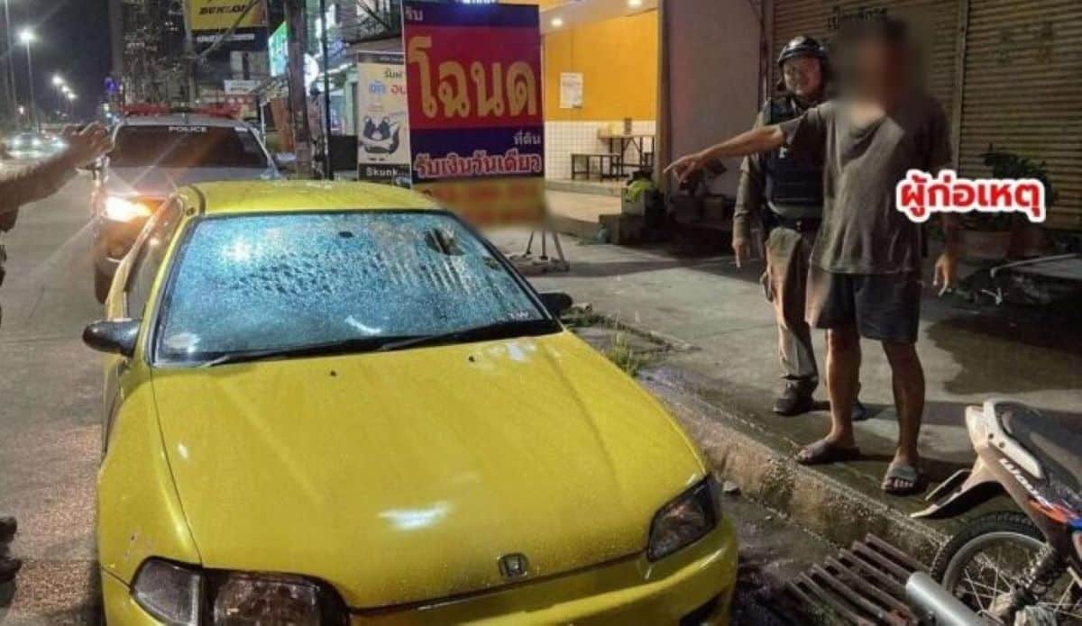 Chiang Mai man smashes up cars, mental health concerns raised | Thaiger
