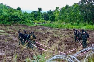 Thai army finds anti-tank mine in Sa Kaeo border area | Thaiger