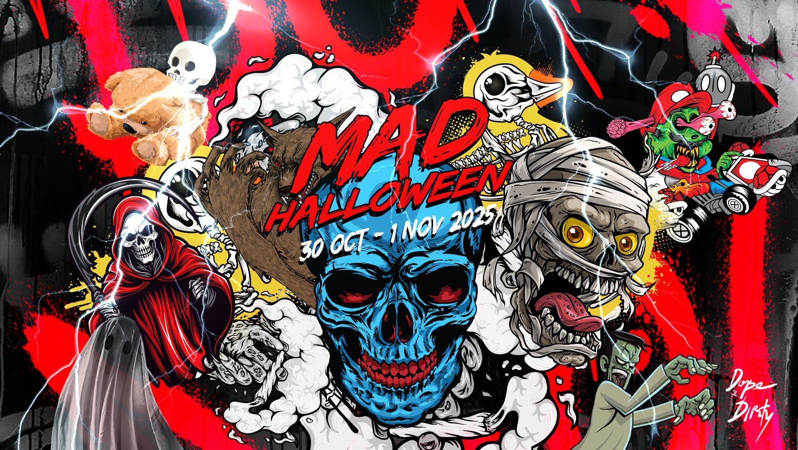Mad Halloween at Dope & Dirty Bangkok