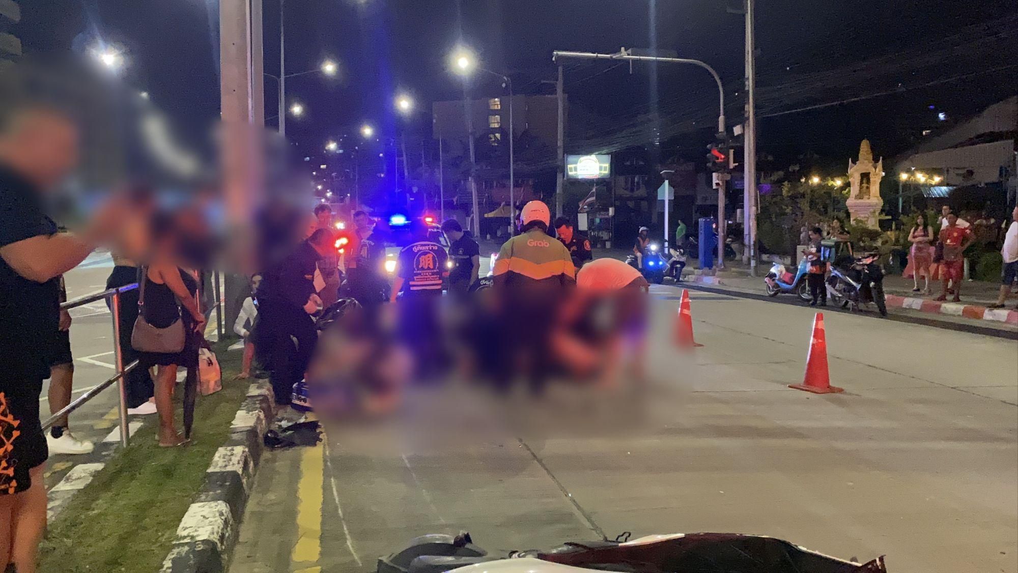 Pattaya motorbike crash leaves Russians and Thais badly hurt | News by Thaiger