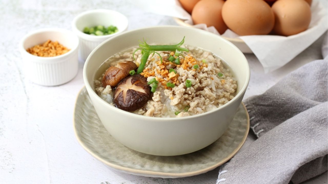 Plain rice soup | Photo taken from the Sharp Wee Club website