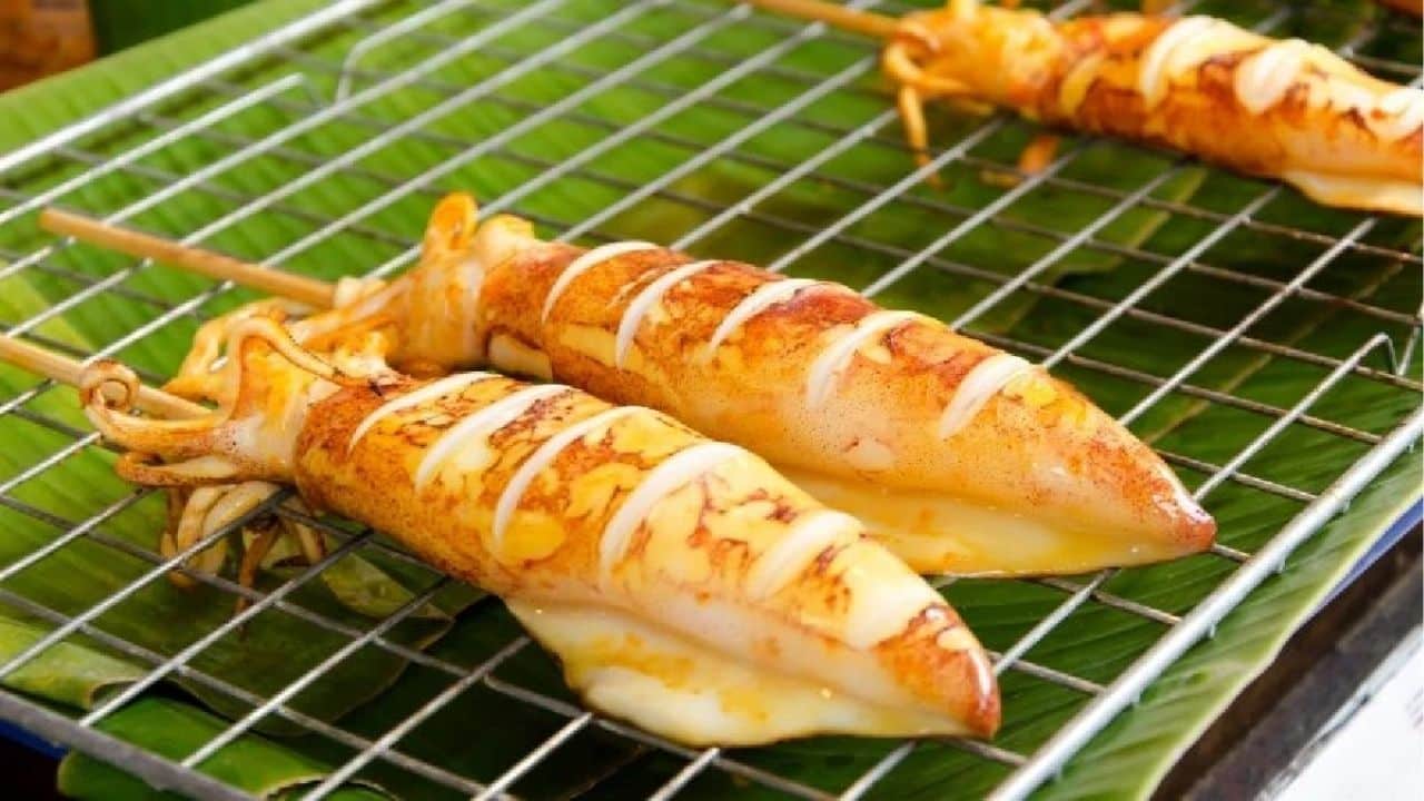 Grilled squid | Photo taken from the Thai News Online website