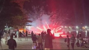 Phuket police hunt foreigners after Patong Beach fireworks incident | Thaiger