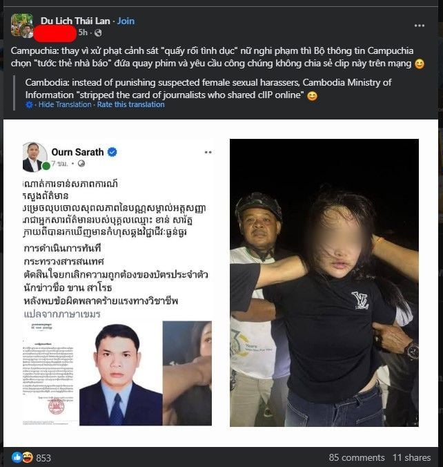 The incident raises questions about Cambodia's handling of security and public relations crises.