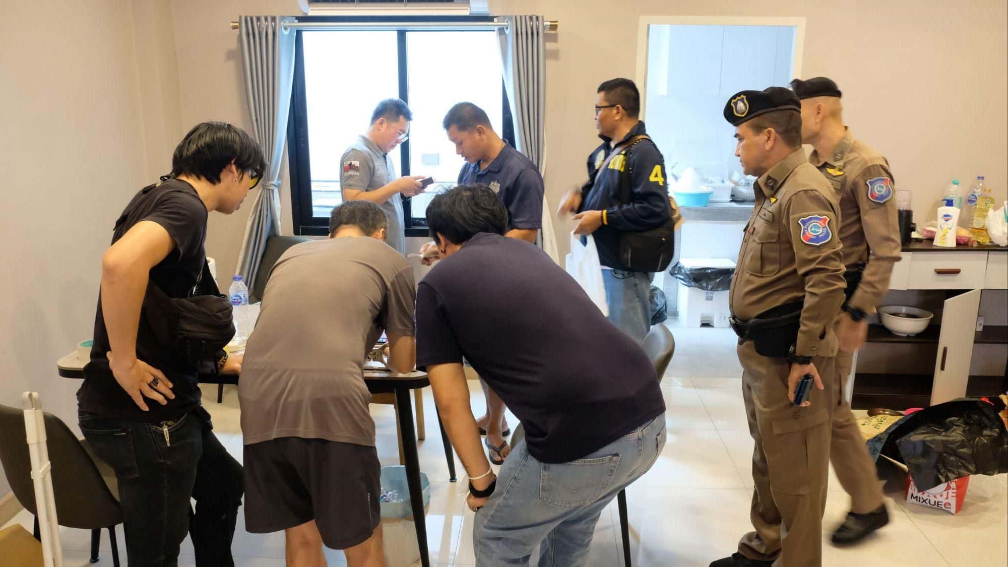 Pattaya drug raid busts 'pot k' lab as suspect flushes proof | News by Thaiger
