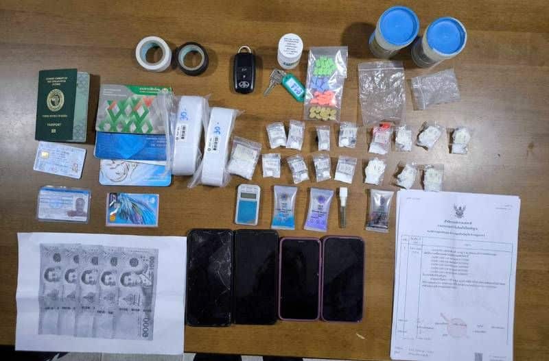 Drug duo arrested in Phuket police raid on Cherng Talay home | News by Thaiger