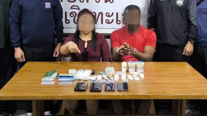 Drug duo arrested in Phuket police raid on Cherng Talay home | News by Thaiger