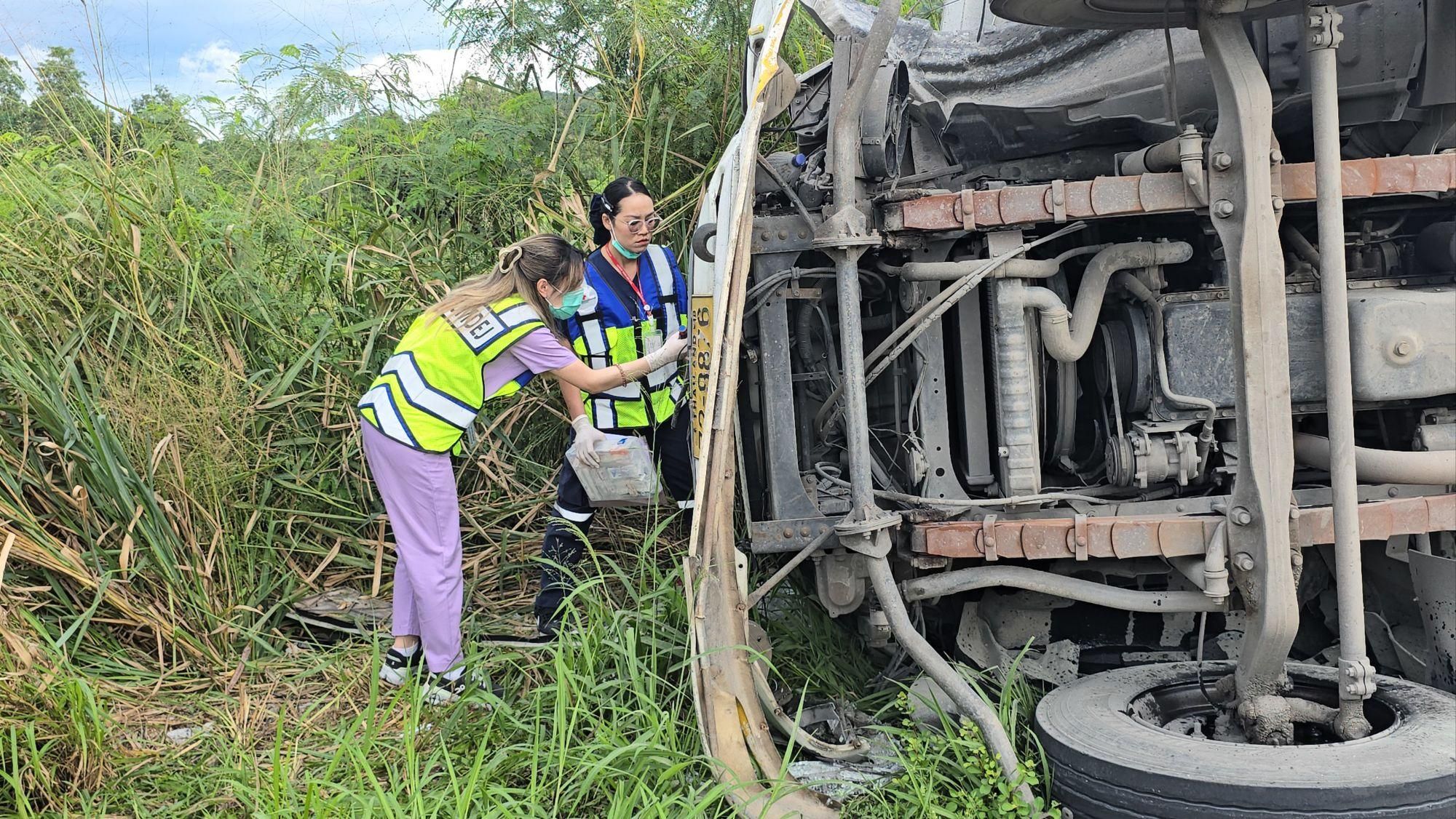 Brake failure kills truck driver in fiery Sri Racha pile-up | News by Thaiger