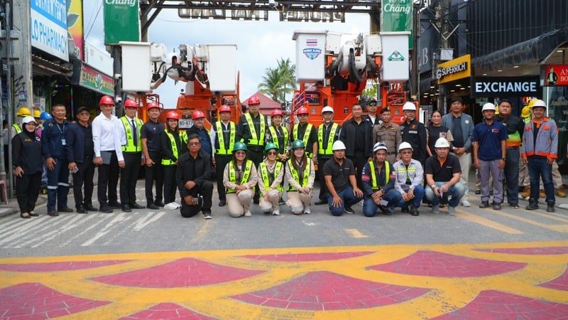 Patong rips up roads to bury cables in 224m baht revamp | News by Thaiger