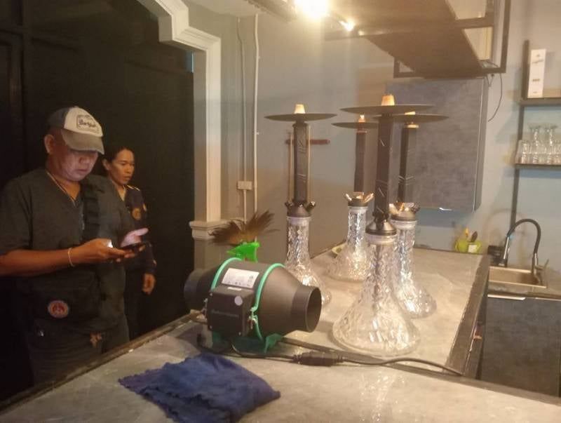 Phuket shop caught selling hookahs and booze near school | News by Thaiger