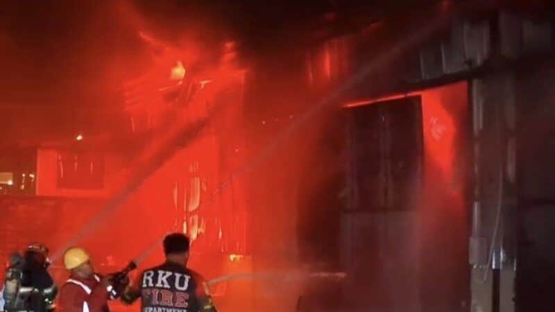 Bangkok warehouse erupts in fireball and explosions overnight | News by Thaiger