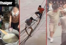 Thailand video news | Thai men risking lives on wires during severe Hat Yai flood, Vietnamese nationals arrested in an illegal and unhygienic ice cream factory | Thaiger