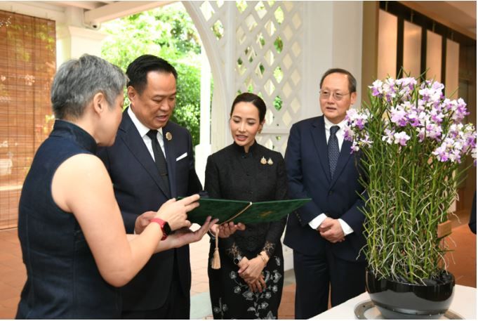 Singapore names orchid after Thai PM Anutin and his wife | News by Thaiger