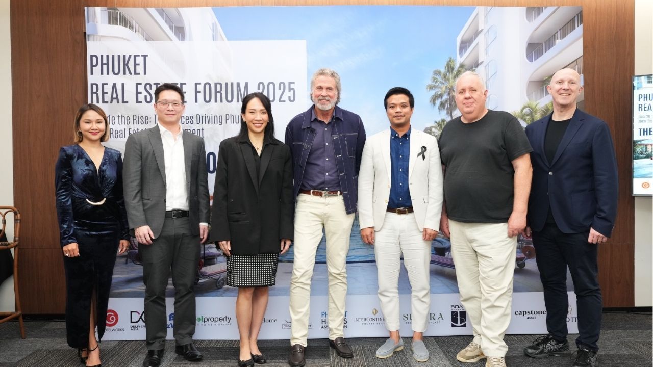 Keynote speakers discuss the future of Phuket real estate and long-term residency trends.