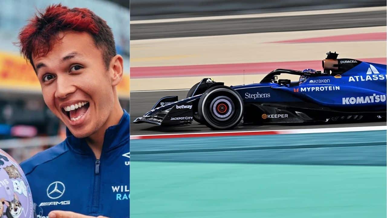 Alex Albon races for Williams, representing Thailand in Formula One's single-seater competitions.