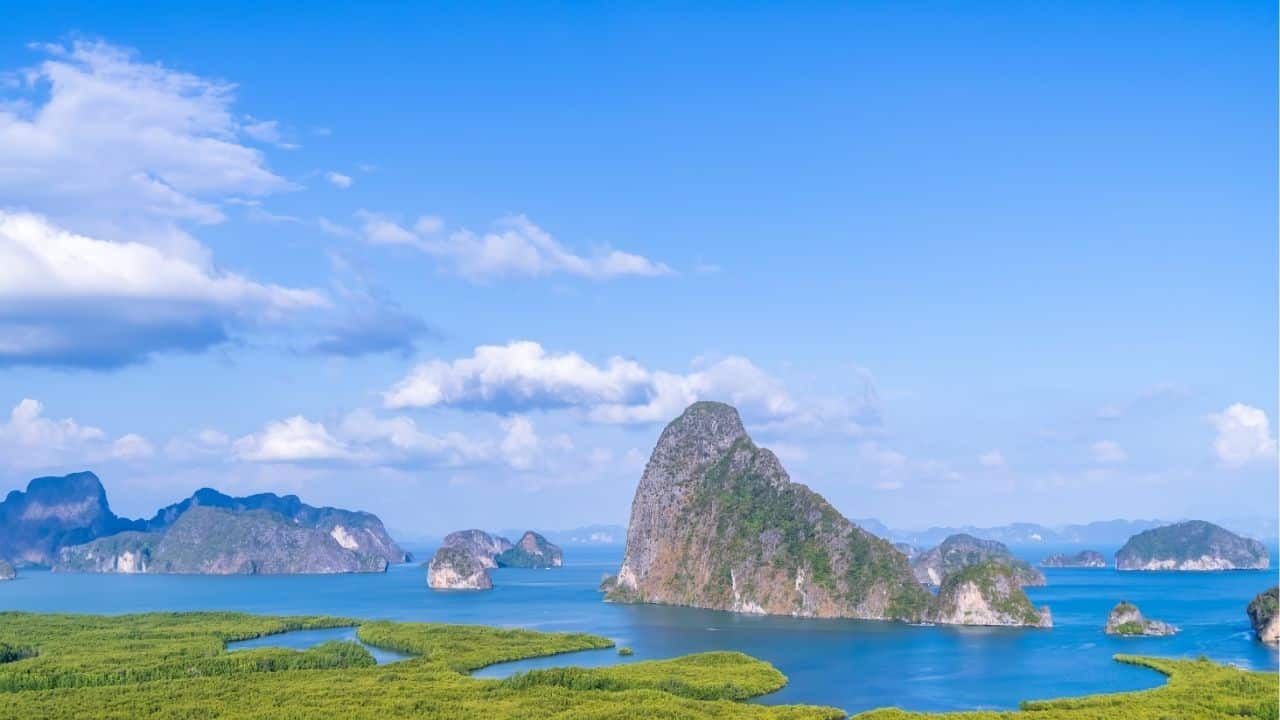 A scenic view of Phuket's beaches, ideal for post-training relaxation.