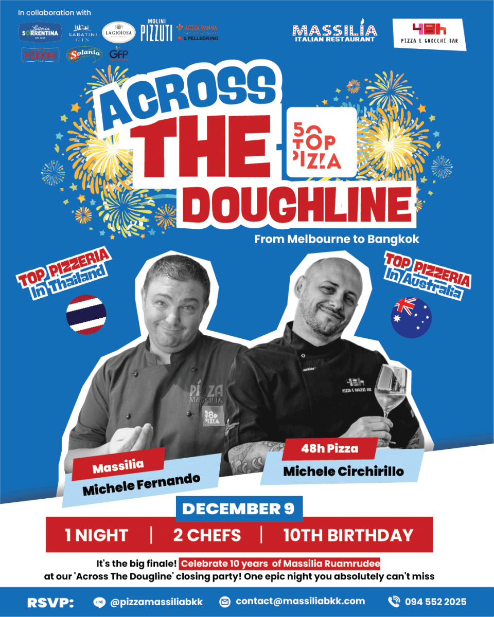 Two continents and one passion as award-winning pizzerias unite for historic Bangkok collaboration | Thaiger