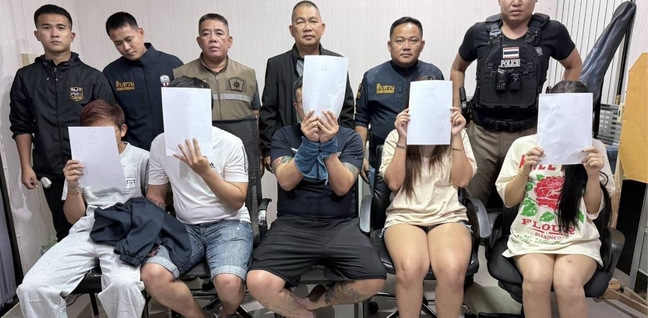 Taiwanese man, four Thais arrested for kidnapping woman in Chon Buri | Thaiger