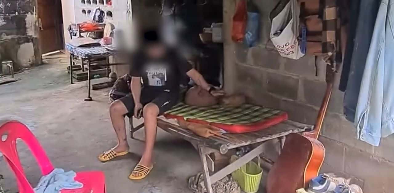 Lampang man filmed abusing dog with compressed air denies wrongdoing | Thaiger