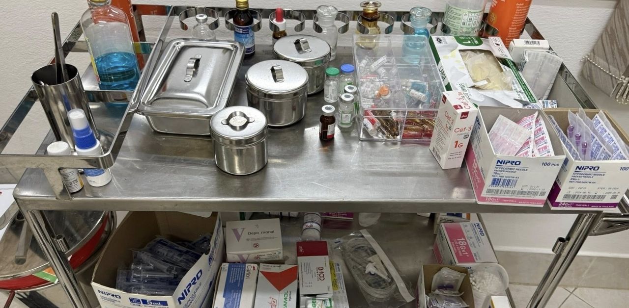 Fake Thai doctor escape during illegal clinic raid