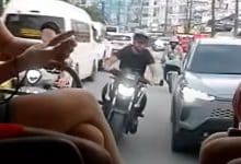 Foreign motorcyclist flees after crashing into 3 vehicles in Phuket | Thaiger