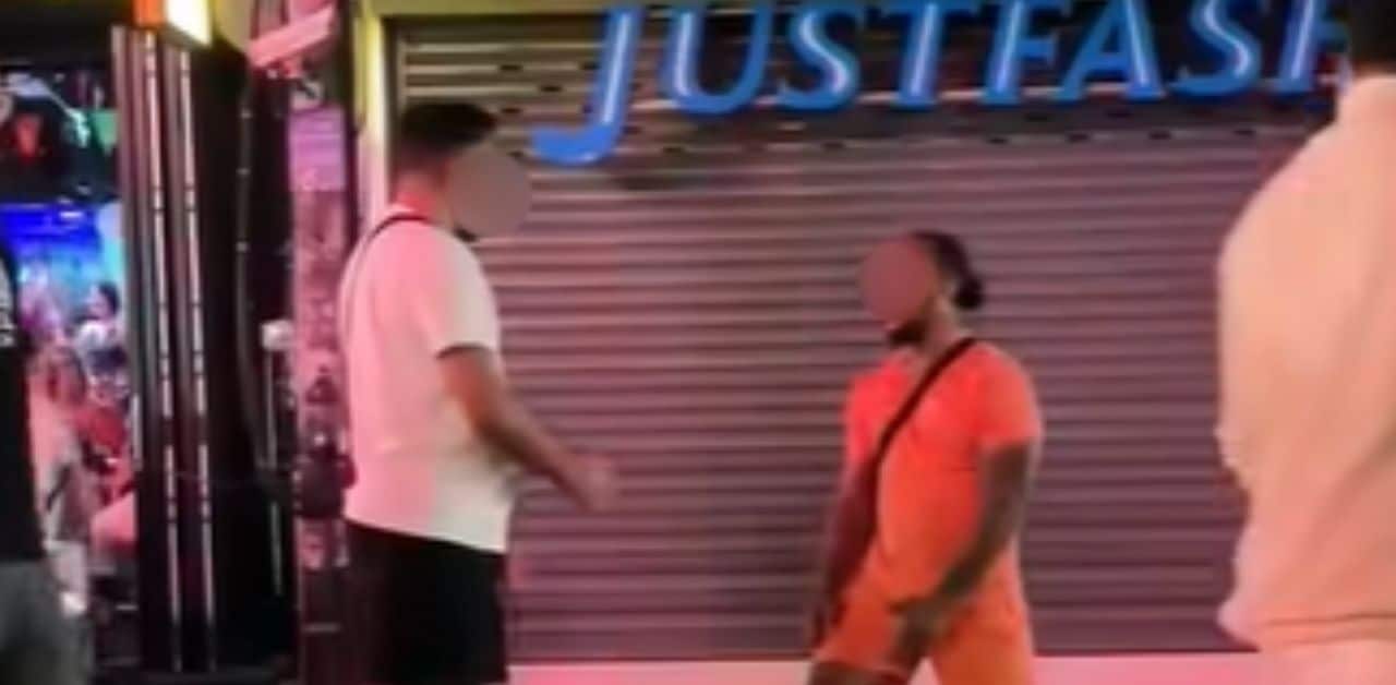 American man unconscious on Bangla Road