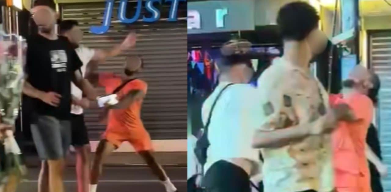 Foreigners altercation on Bangla Road Phuket