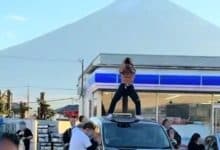 Thai YouTuber under fire for dancing on car at Mount Fuji photo spot | Thaiger