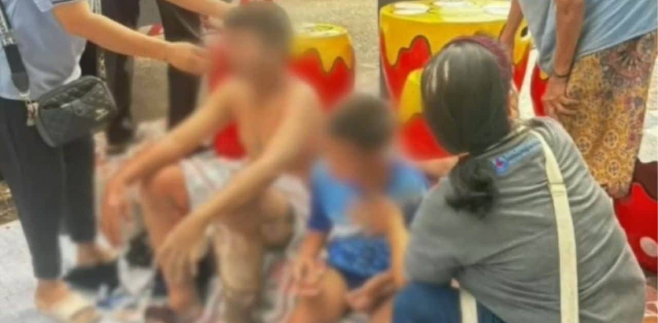 Thai boy suffers burns