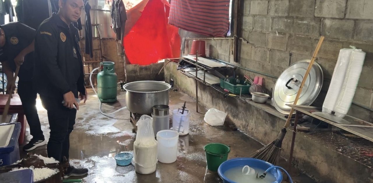 Vietnamese suspects operate illegal factory in Nonthaburi Thailand