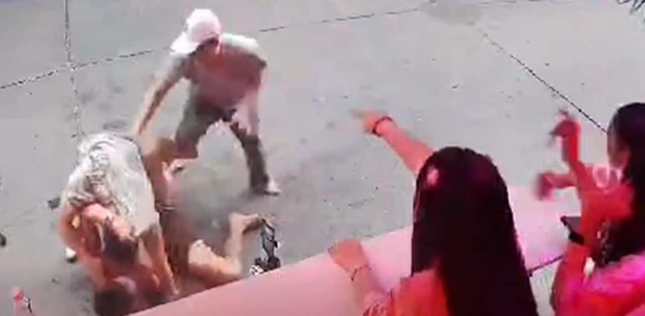 Foreigners fight Pattaya