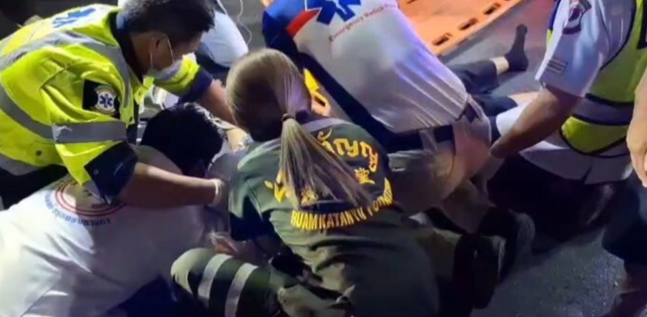 Foreign motorcyclist kills Thai