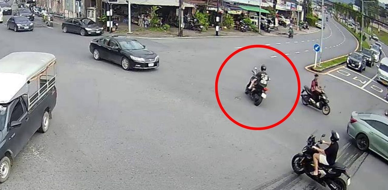 Foreigners run red light