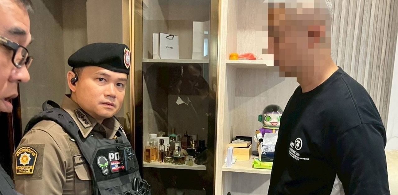 Hong Kong man arrested in Bangkok