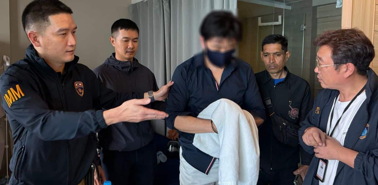 South Korean on blacklist arrested in Pattaya